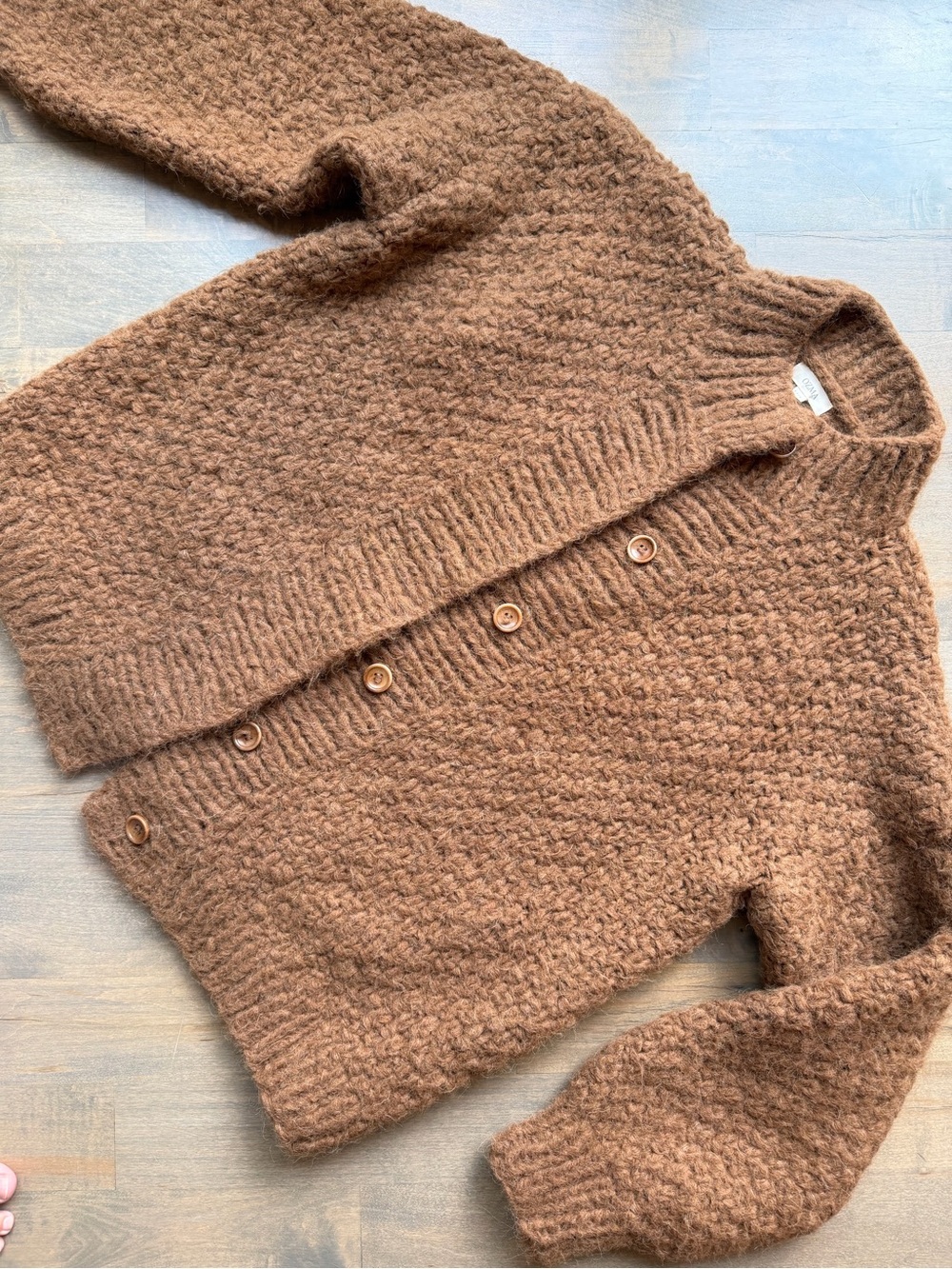 Ozma of California, Bell Hand Knit Cardigan, Alpaca Blend